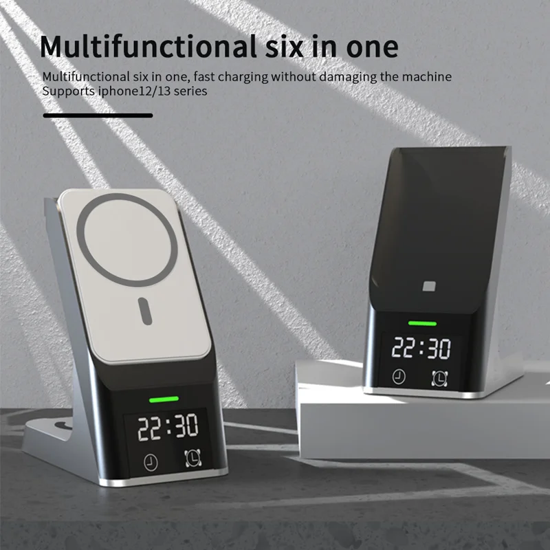 6in1 Wireless Charger For Iphone 12 13 Pro Max Airplads, 15w