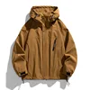 Black Camping Jacket Men Windbreak Coat Plus Size 8XL Fashion Casual Waterproof Jacket Male Solid Color Outerwear Big Size 2