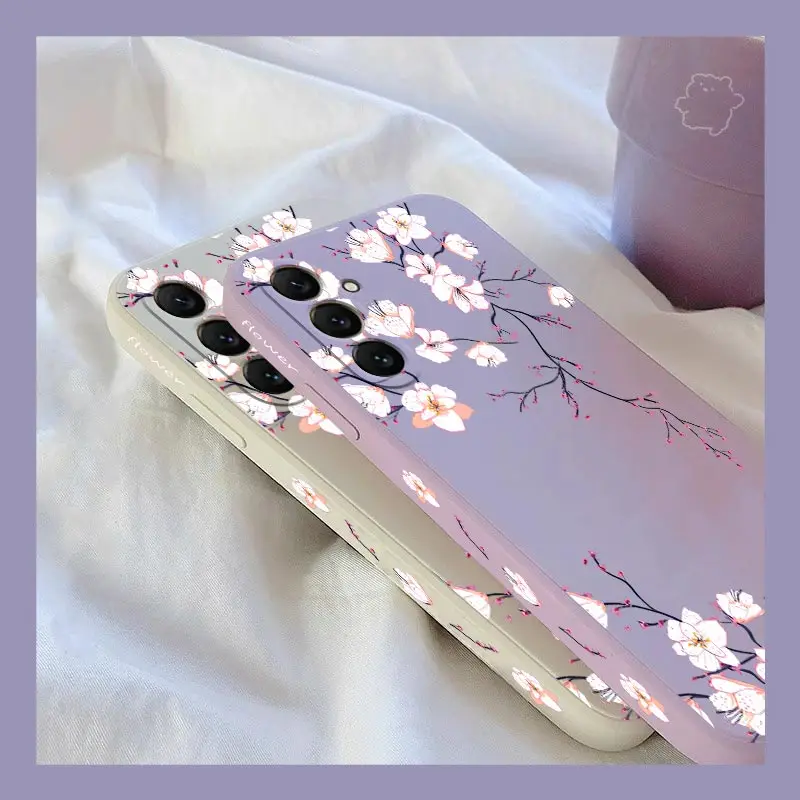 Bright Orchid Silicone Phone Case Cover