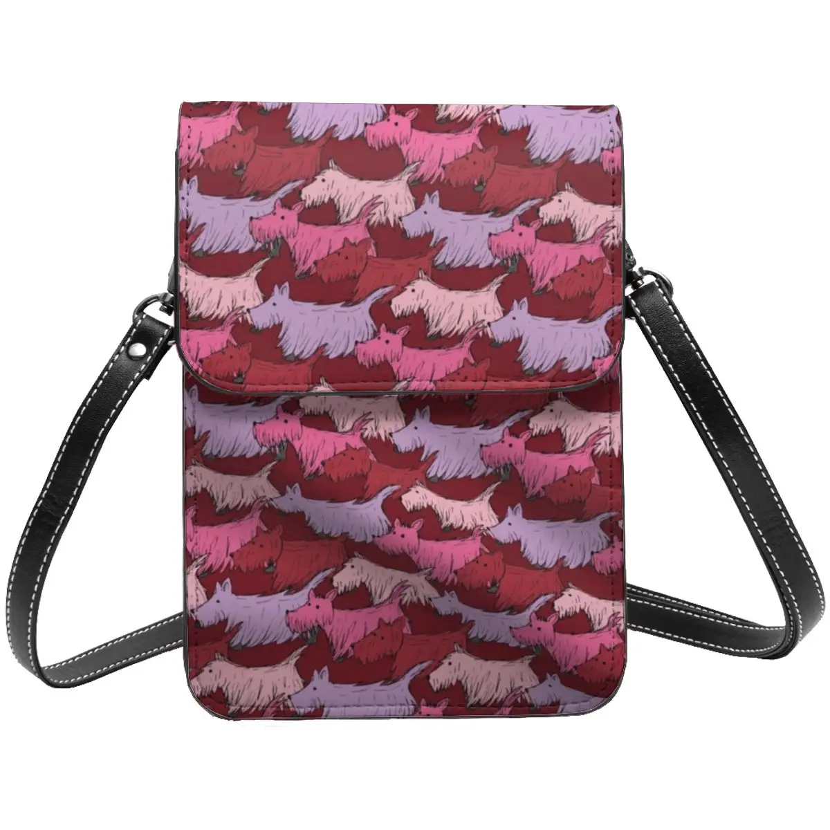 

Шотландская сумка через плечо для друзей, Женская дорожная сумка для щенков, модные стильные кожаные сумки, рождественский подарок