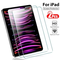 For Ipad Pro 11 12.9 6th 2022 Air 4 5 Tempered Glass Screen Protector For 9 9th 10 10th Gen Mini 6 2021 10.2 9.7 Film Accessory 1