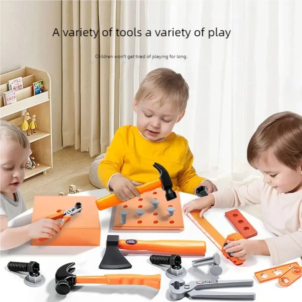 WizKidz Electric Drill & Construction Toy Set For Boys & Girls Safe Toddler Pretend Play Tools Child-Friendly Roleplay Equipment 3