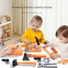 WizKidz Electric Drill & Construction Toy Set For Boys & Girls Safe Toddler Pretend Play Tools Child-Friendly Roleplay Equipment 3