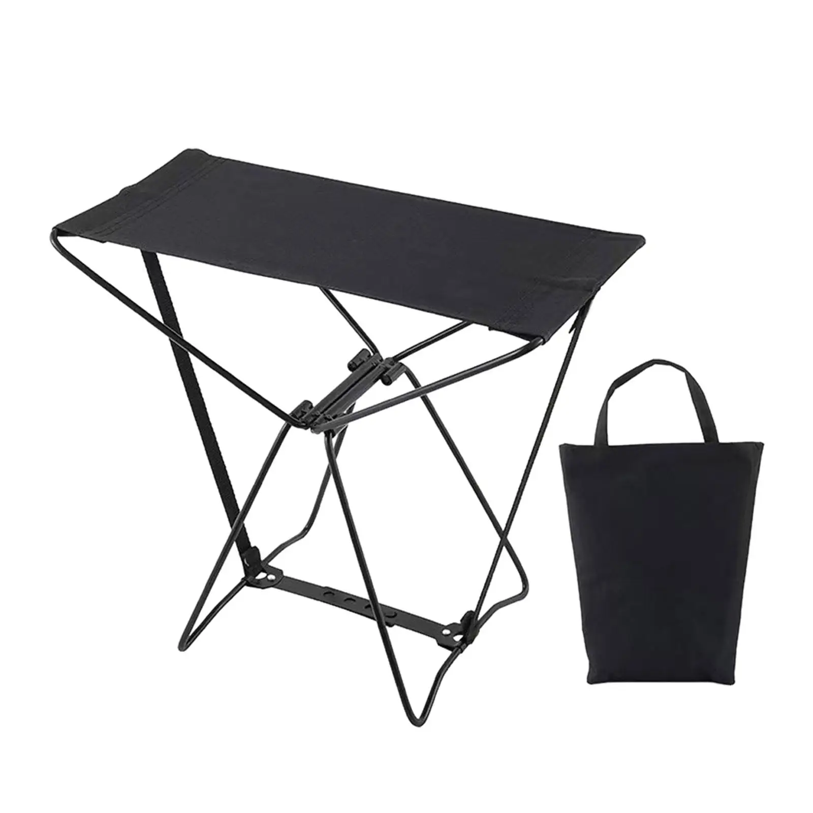 Folding Stool Folding Camp Stool Recliner Foot Rest Chair Lightweight Camping Stool for Patio Backpacking Picnic BBQ Travel