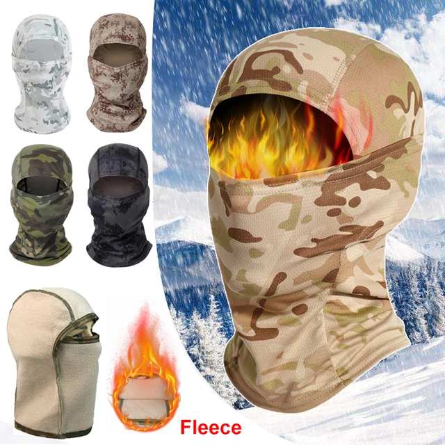 Cagoule Militaire Airsoft Camouflage Neige – Full Cagoule