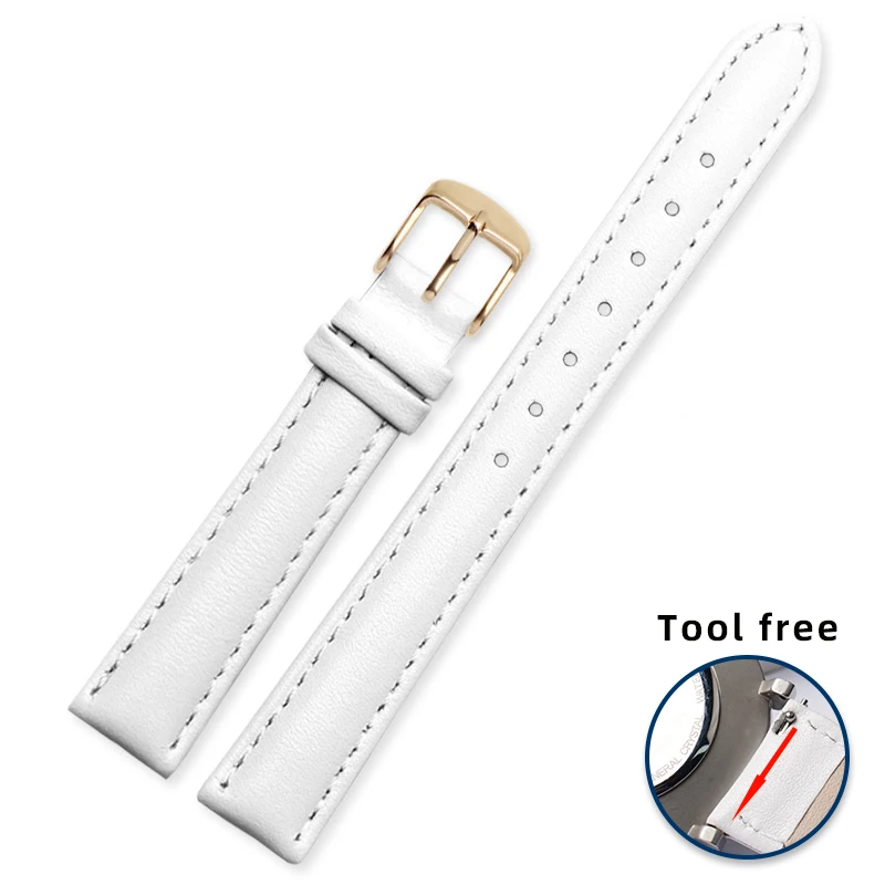 Premium Cowhide Leather Watch Band - Multi-Size Options