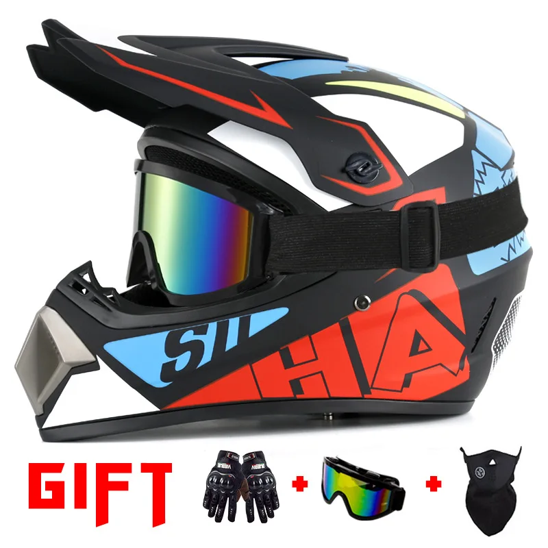 

Sports Motorcycle Off-Road Helmet Motocross Motobike Helmets Racing Full Face Dirt Bike Capacete De Moto Casco Children