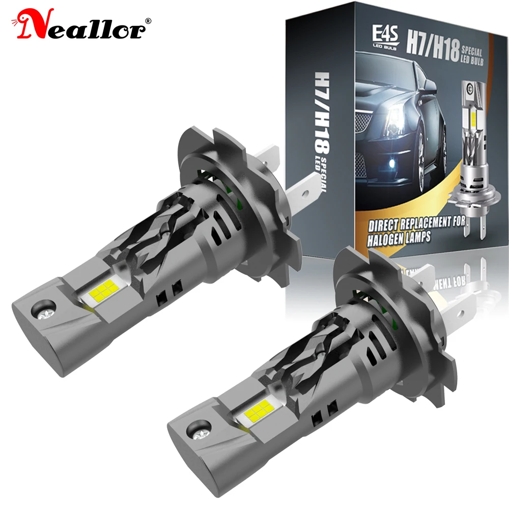 2x H7 LED Headlight Bulbs – 6000K Xenon White – High/Low Beam For BMW E90 F30 328i 330i 335i