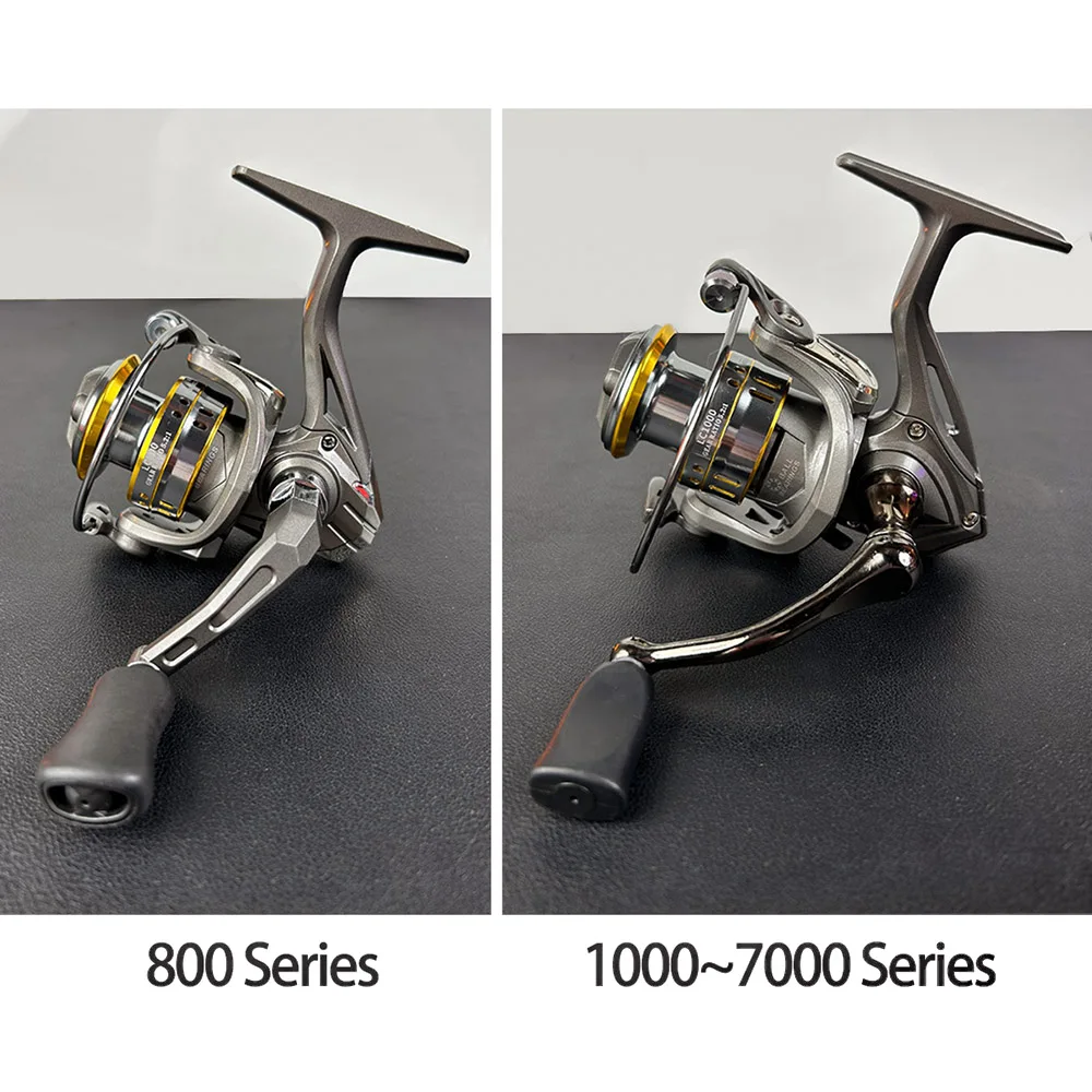 BAKAWA Metal Spool Spinning Fishing Reel 800-7000 Series