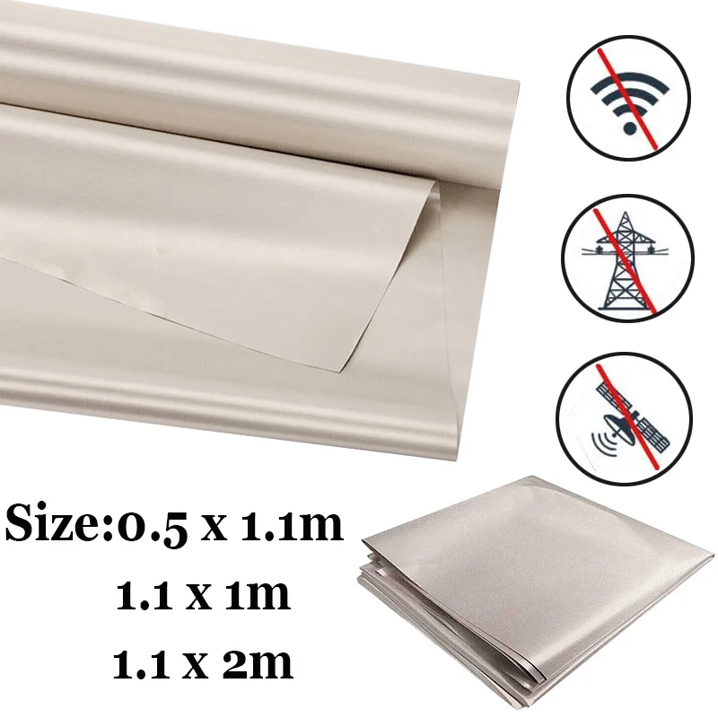 EMF Shielding Anti-Radiation Conductive Fabric with Magnetic Copper/Nickel