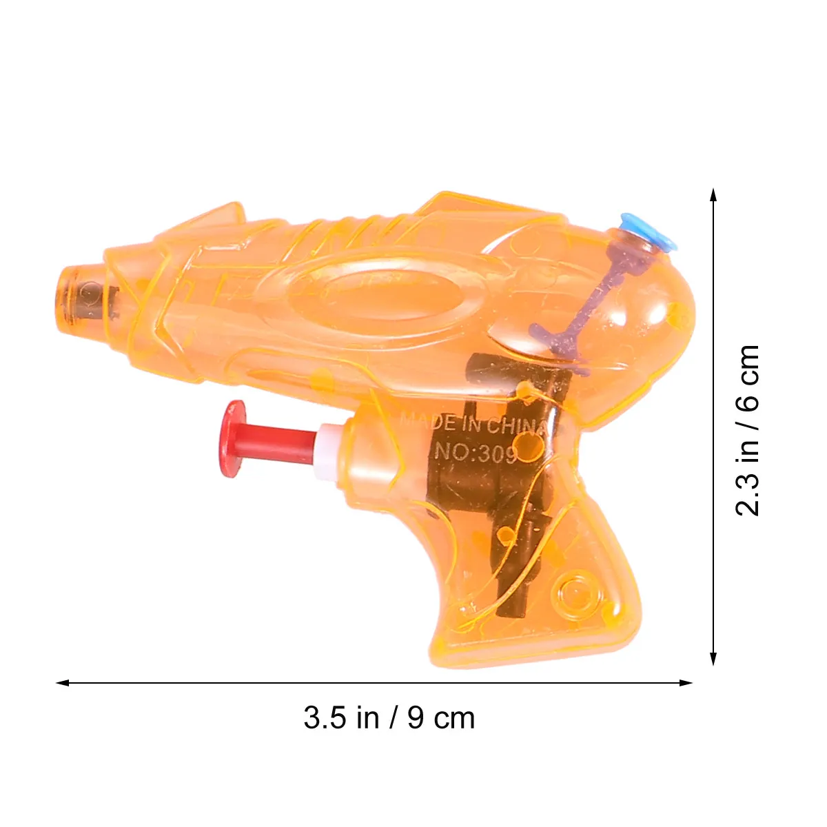 12개 투명 물총  및 어린이를 위한 인터랙티브 여름 물놀이 장난감 야외용 무작위 색상