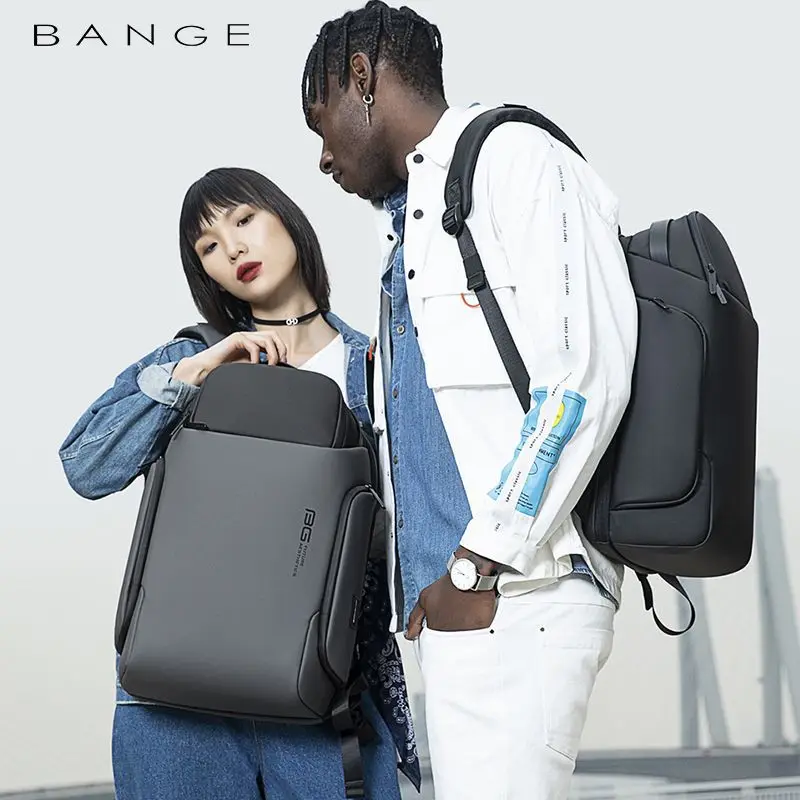 BANGE Laptop Backpack Large Capacity Business Men's Waterproof Travel Backpack