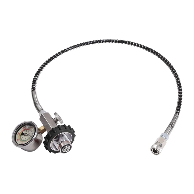 

24-дюймовая зарядная станция, адаптер для подводного резервуара BP:1600 бар WP:630 бар, коннектор для наполнения воздуха PCP