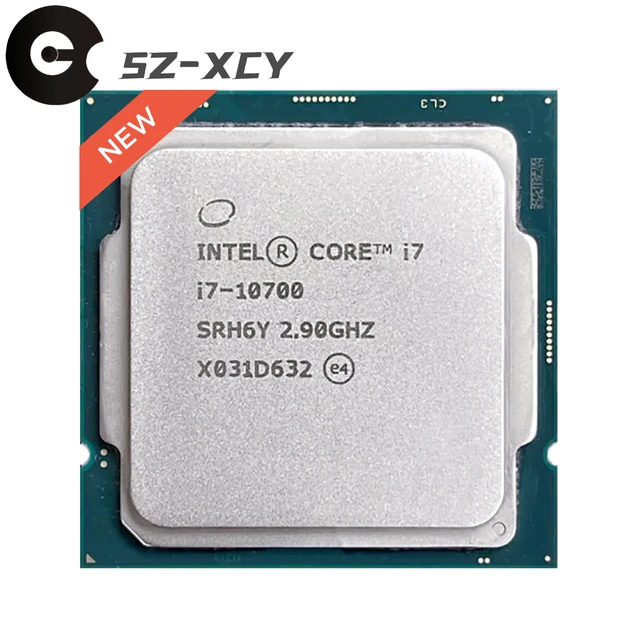 Intel Core i7-10700 i7 10700 2.9 GHz Eight-Core 16-Thread CPU Processor  L2=2M L3=16M 65W LGA 1200 Sealed and come with the fan