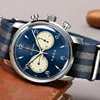 Red Star 42mm 1963 Chronograph Men Watch Pilot Original Seagull ST19 Movement Gooseneck Mechanical Wristwatch 3D Sapphire Clock 6