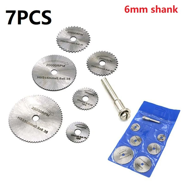 7pcs(6mm shank)