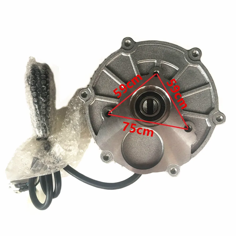 650W 735W 750W 800W DC 48V/60V Brushless Motor BLDC Electric Bicycle Differential Gear Motor BM1418HQF