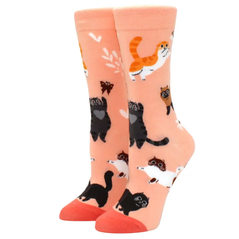 Kawaii Women's Harajuku Candy Color Crew Socks