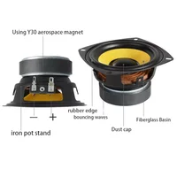 KYYSLB 4 Inch Full Range Speaker Unit 30-80W Home Theater Systems Amplifier LoudSpeaker Car Audio Drive Speakers Unit - Image 3