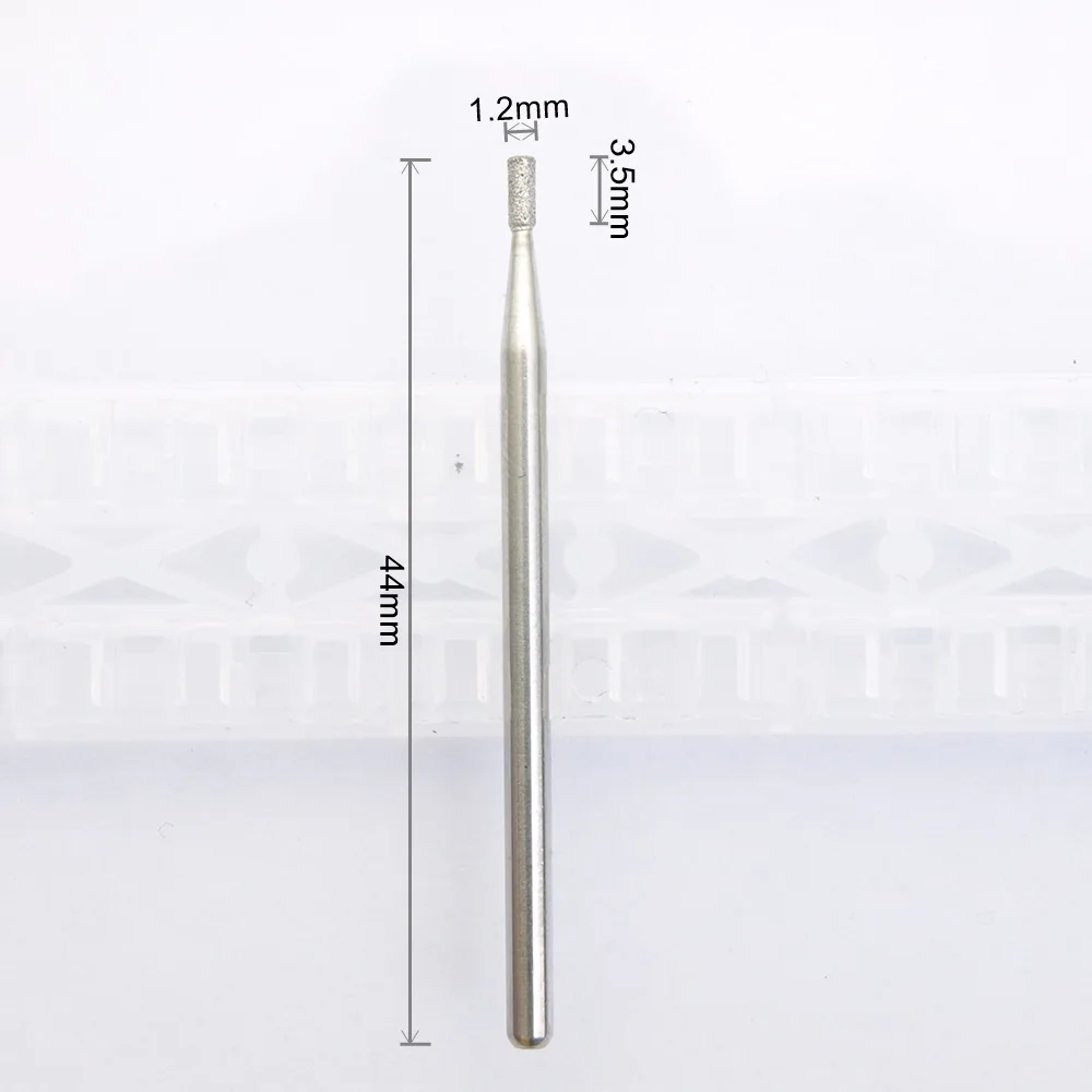 EasyNail 1 PCS 3/32" Diamond Burrs Drill Bit Nails Stainless Steel Cutter For Manicure Professional Remove Nail Gel Tools