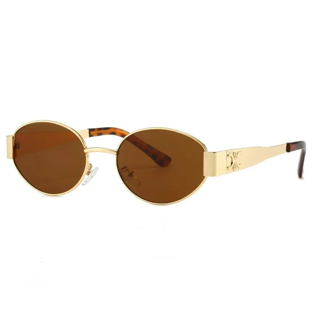 Women’s Oval Sunglasses – 2025 Trendy Vintage Small UV400 Eyewear for Ladies Safety Accessories Sunglasses