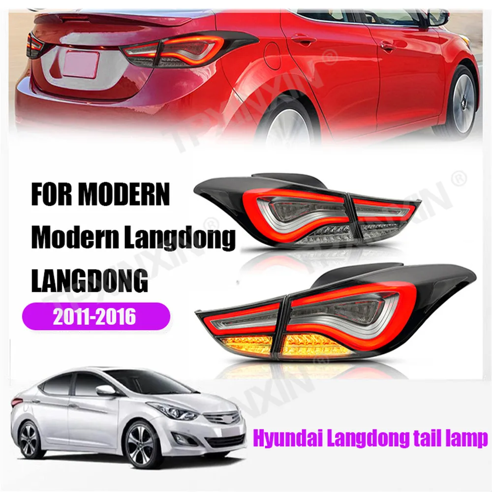 

LED Tail Light For Modern Longmotion 2011-2016 Sedan Direct Replacement CarLamp Assembly streamer Steering Retrofit Accessorie