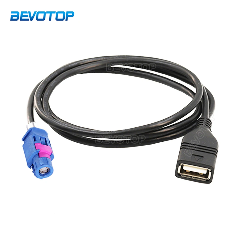 Hsd para Usb Tela de Controle Unidade Cabeça do Carro Feminino Nac Cabo Adaptador para Peugeot 206 207 307 308 408 Citroen c2 c3 ds 1.2m