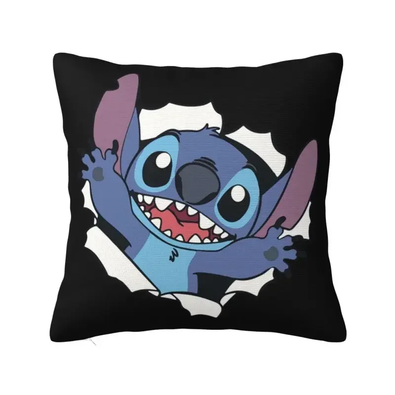Luxury Stitch Cushion Cover 40x40cm Soft Throw Pillow Case for Car Square Pillowcase Decoration
