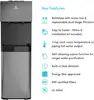 A5 Self Cleaning  Water Cooler Dispenser, UL, NSF certified Filters, Black Stainless Steel, full size 2