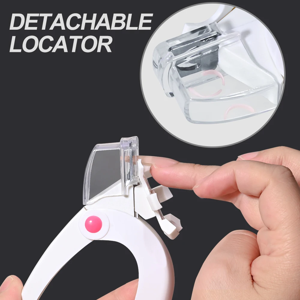 Nail Clipper for Acrylic Nails U Word False Tips Edge Cutter Trimmer Triple Cut with Measure Dial Manicure Scissors Tools nail scissors set nail clipper set manicure nail clipper set manicure sets manicure set nail clippers kit nail clipper nail clippers