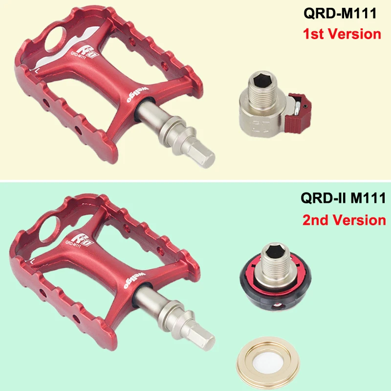 Wellgo QRD-M111 M111クイックリリース自転車ペダルロードバイク超軽量