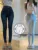 Slim Fit High Waist Cotton Stretch Denim Pants Women's Long Trousers Butt Lifting Elastic Soft Jeans with Hip Padding