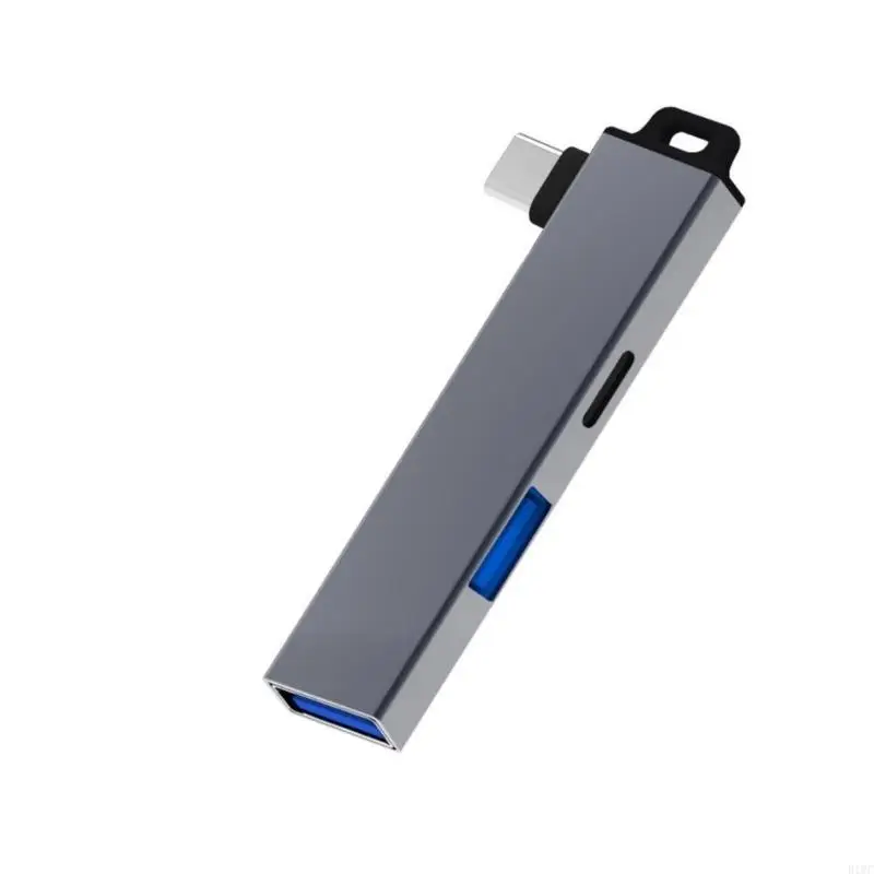 다양한 운영 체제에서 편리하게 사용할 수 있도록 추가 USB 포트가있는 가벼운 USB C Hub 유형 C 컨버터