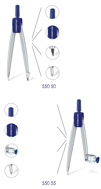 COMPASSO SCOLASTICO FRIZION 553 STAEDTLER - Partecipa Cards