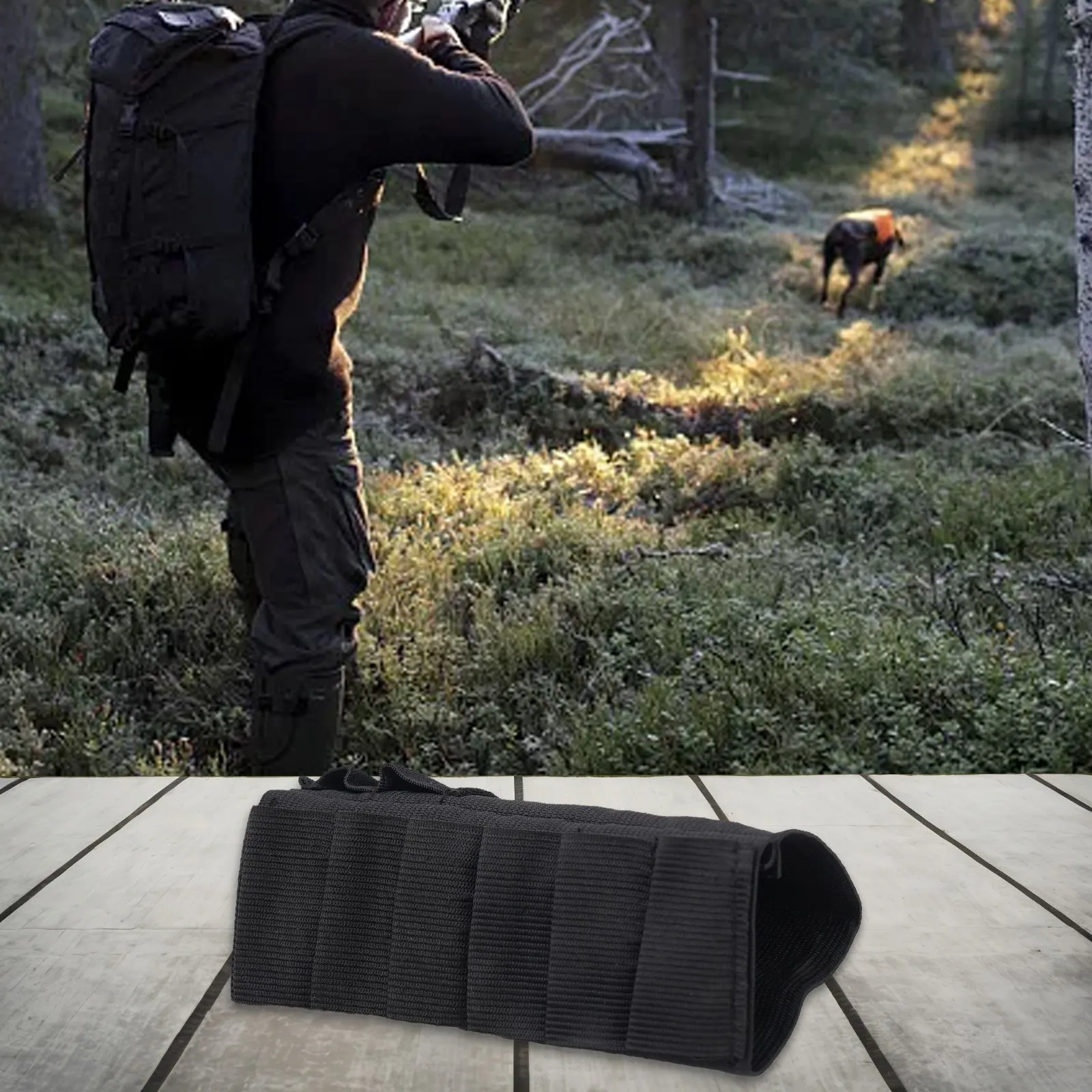 

High Quality Hot New Nice Portable Pratical Holster Shell Outdoors Pouch 1* 12/20 Gauge 15cm X 9cm 8Round Ammo
