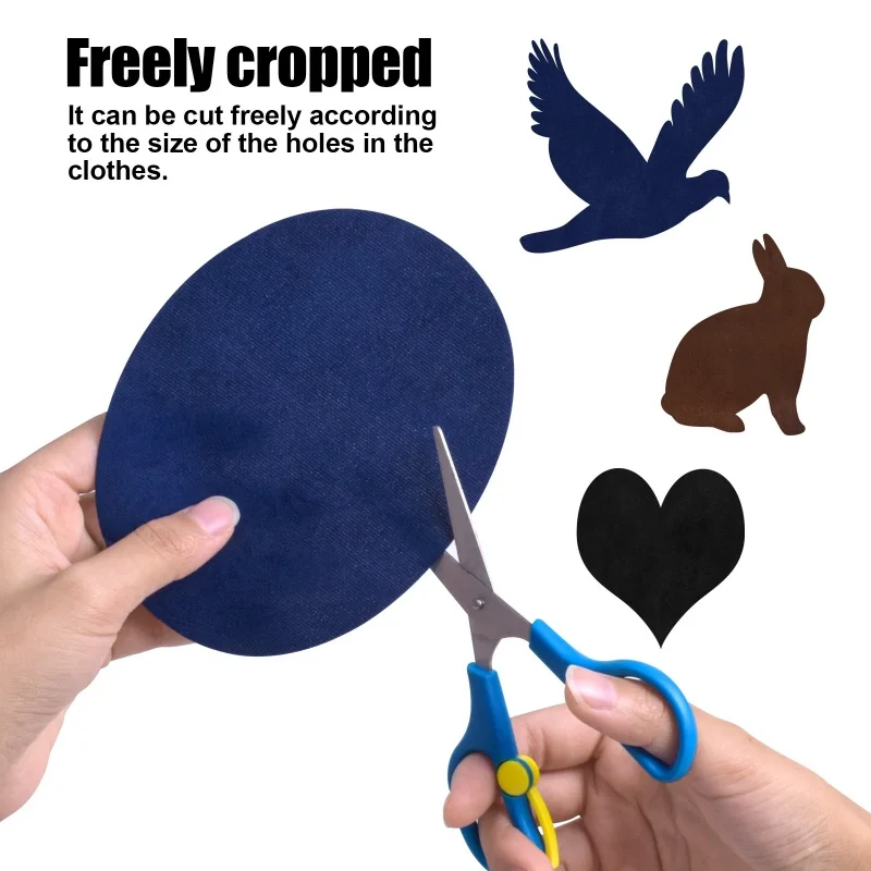 고점도 4 면 탄성 스웨이드 가죽, 부드럽고 역 스웨이드, 두꺼운 내마모성 자기 접착 가죽, 50x150cm