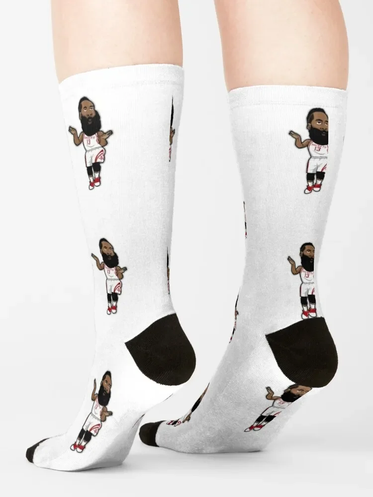 James Harden Cartoon Style Socks cool cycling sheer Wholesale Socks For Man Women\'s