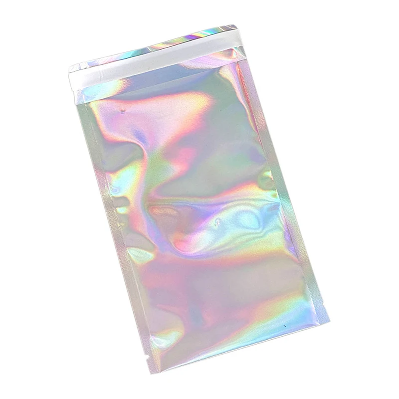 

10PCS Self-Sealing Laser Small Plastic Bags For Jewelry Pouch Jewelry Transparent Display Gift Packaging Storage Bag