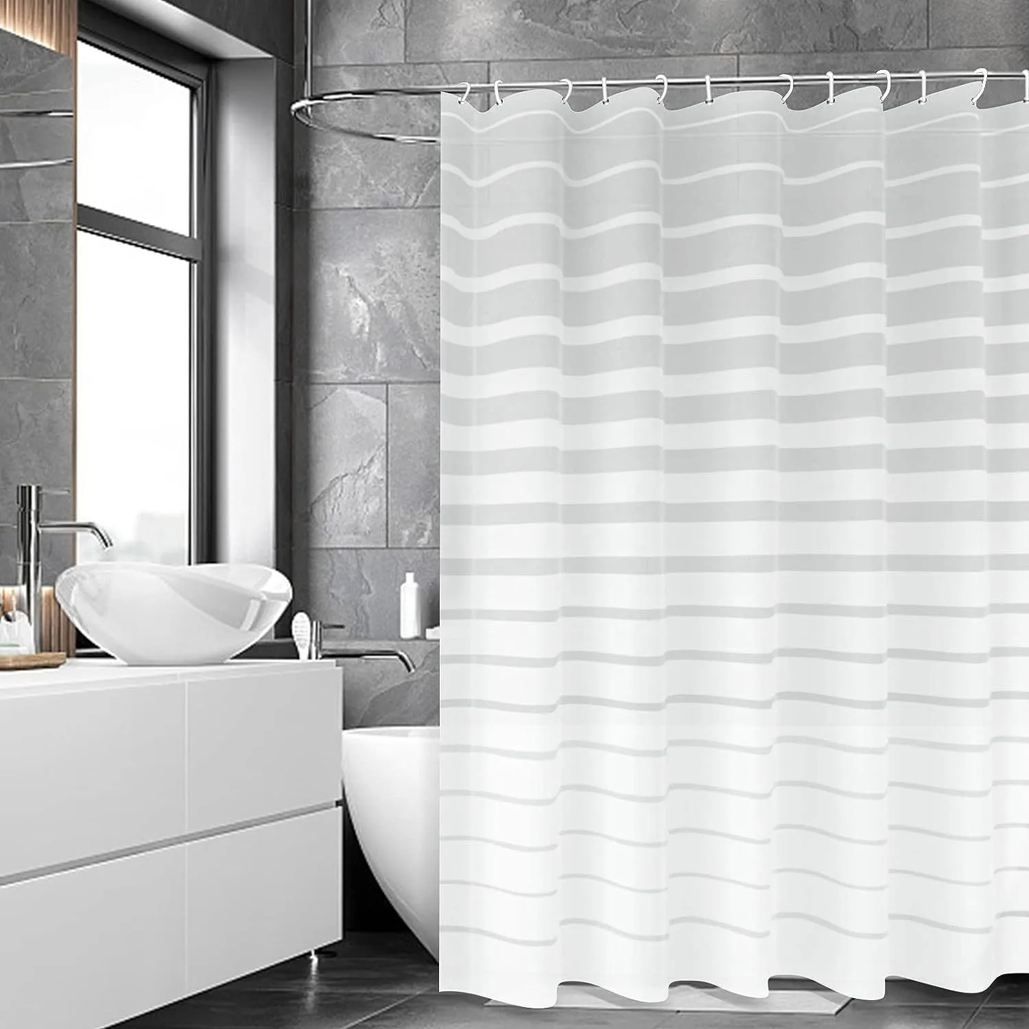 Household Bath Curtain Bathroom Waterproof And Mildew Proof Bathroom Partition Curtain Hanging Curtain No Need To Drill Holes Household Bath Curtain Bathroom Waterproof And Mildew Proof Bathroom Partition Curtain Hanging Curtain No Need To Drill Holes