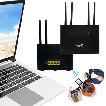 4G LTE WIFI Router 300Mbps Network 4 External Antennas Wireless Router with SIM Card Slot RJ45 WAN LAN Wireless Modem for Home 2