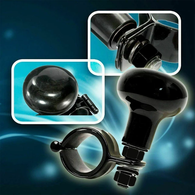 Bouton de rotation électrique universel pour volant de voiture, boule de  rappel de poignée, commande manuelle, couverture de style d'aide tournante,  camion rapide - AliExpress