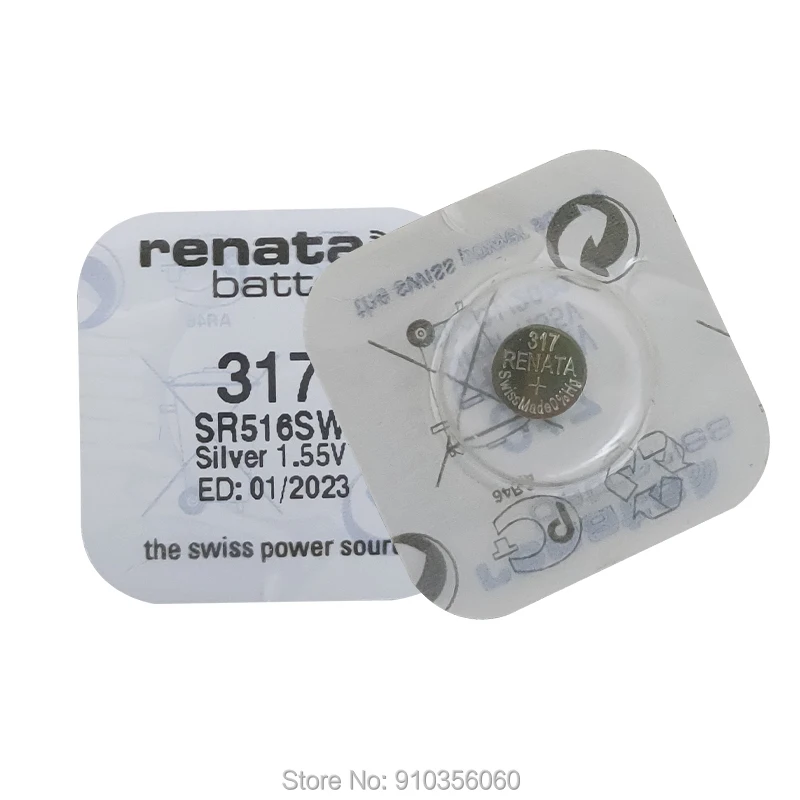 100X renata Silver Oxide Watch Battery 377 SR626SW 626 1.55V % original  brand renata battery - AliExpress