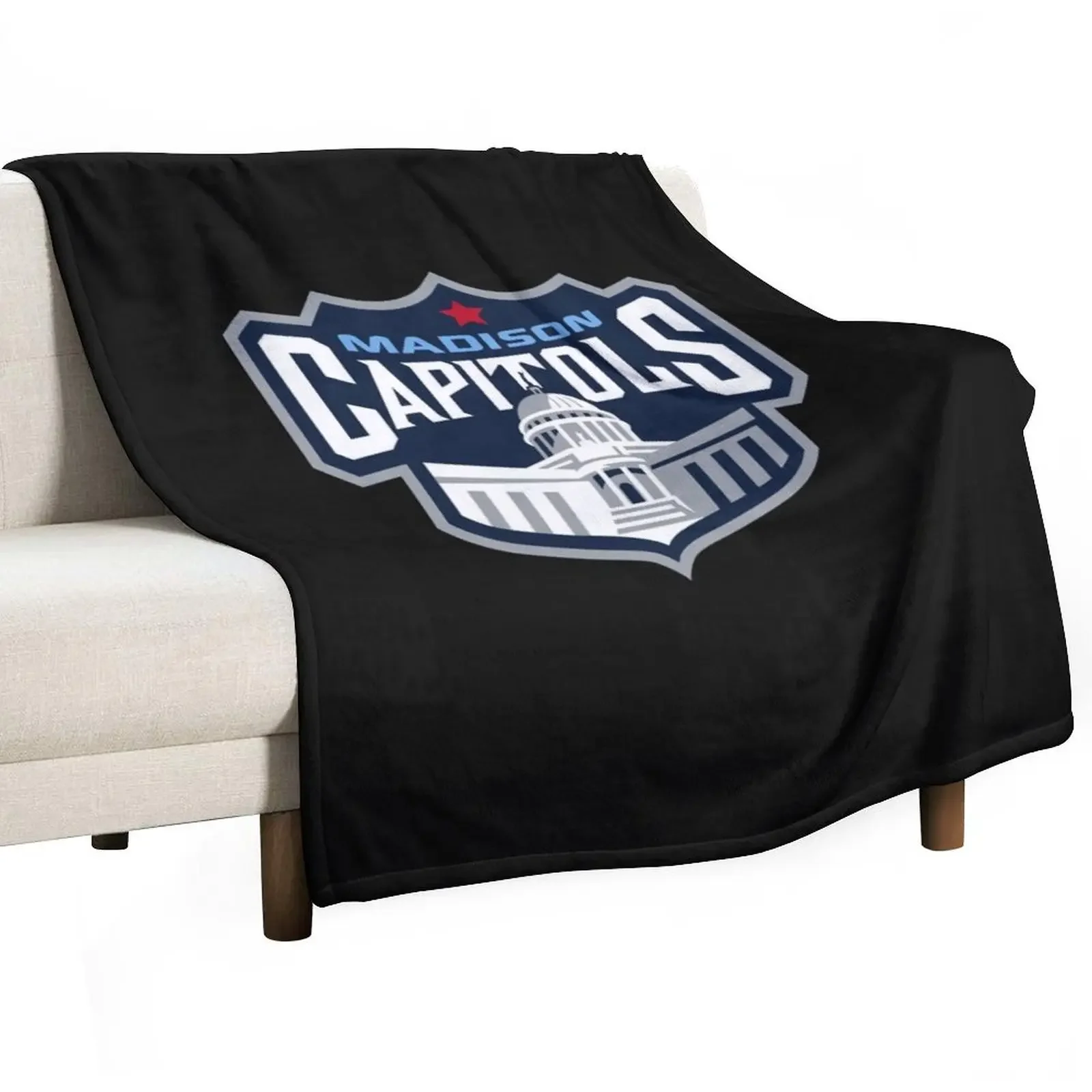 

Madison Capitols Essential T-Shirt Throw Blanket Warm Bed covers Beach Beautifuls Blankets