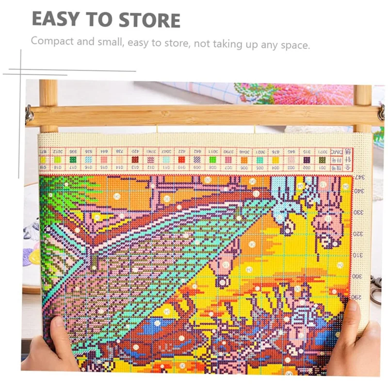 1 Set Embroidery Holder Embroidery Quilting Frame Quilling Tool Supplies Stand Supplies Durable