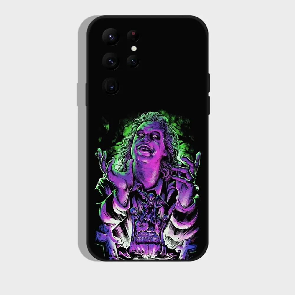 thumbnail image 1 of Funda de silicona para teléfono Samsung S24, S22 Ultra, S20, S30 plus, S22 plus, S23, S30 ultra 5G con la película B-BeetlejuiceS 2, 1 of 4