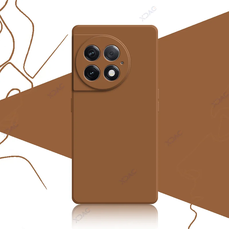 Original Luxury Silicone 360° Square Soft Back Covers