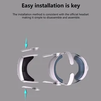 For Meta Quest 3 Quest3 Headband Head Strap Holder Virtual Reality VR Glasses Headset Helmet Game Accessories Gaming Adjustable - Image 5