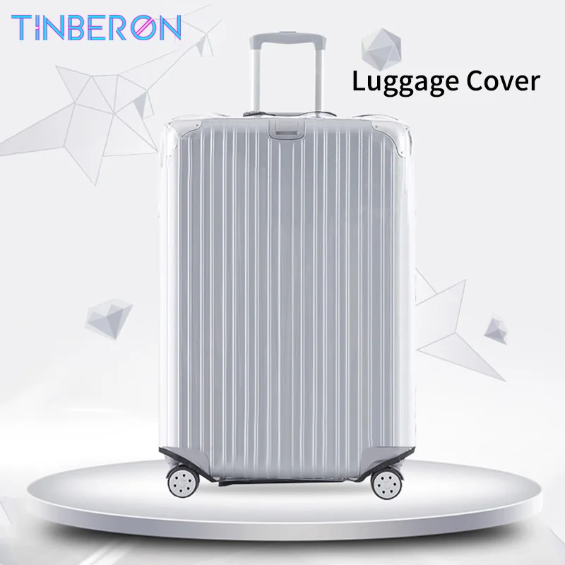 TINBERONTransparentLuggageCoverThickenLuggageDustCoverHigh