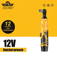 LYUWO 3/8 Rechargeable Electric , Ratchet Set, Angle Drill, Screwdriver To Remove Screw Nut, Automobile Maintenance Tool 1