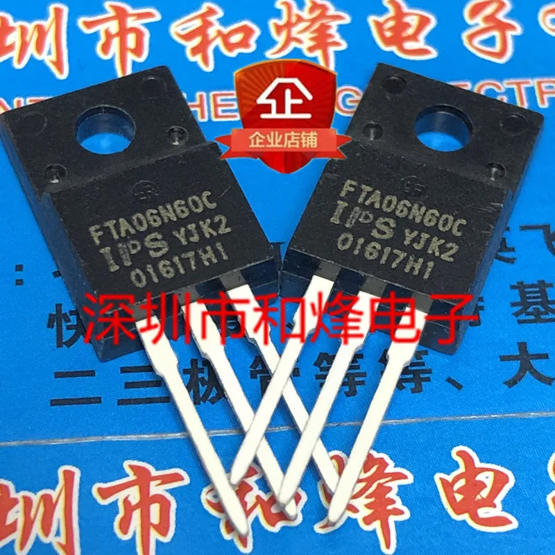 5 개-10 개 FTA06N60C TO-220F 600V 6A 새로운 원본 재고 있음 